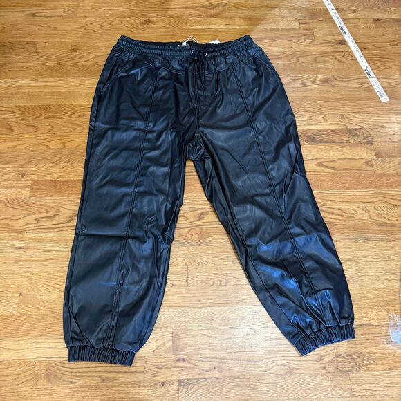 Ms Cello Faux Leather Joggers‎ 3XL - Picture 2 of 5